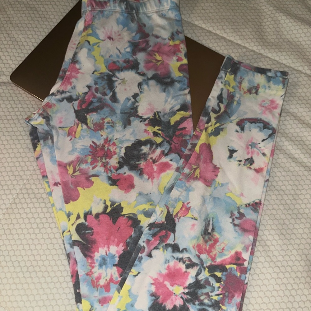 Hardtail Floral Print Women's Leggings Sz Small